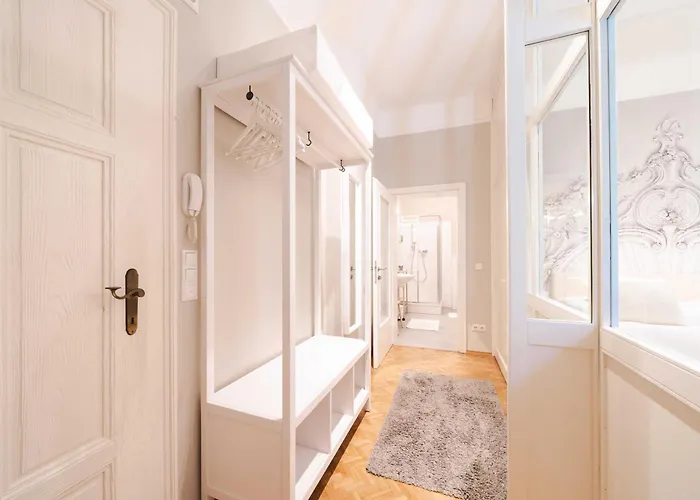 公寓 White Flat By Grazrentals Architect Designed & Stylish & Free Parking *